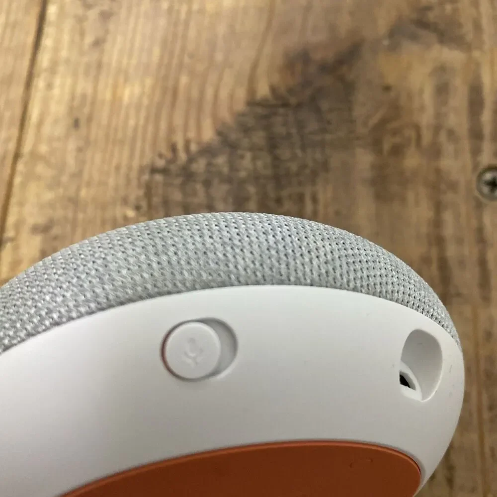 Google Home Mini H0A Smart Speaker Gray w/ Power Adapter - TESTED